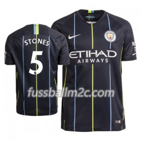 Fußballtrikots Manchester City Stones 5 Auswärts Trikotsatz 2018-2019